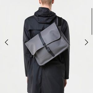 Rains Unisex Commuter Bag, Charcoal Grey